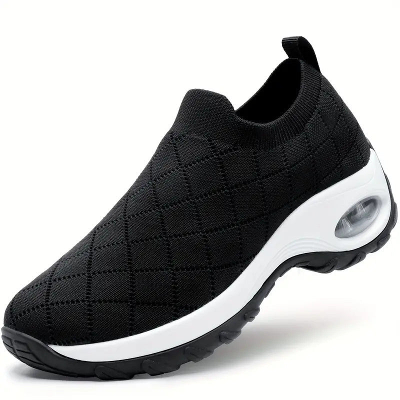 Women's Breathable Slip-On Sneakers with Flexible Cushioning