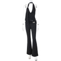 Women's Jumpsuit with Elegant Halter Design and Slim Fit