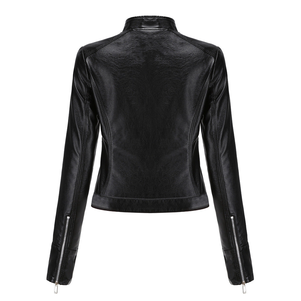 Women's Biker Jacket with Modern Cut
