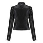 Women's Biker Jacket with Modern Cut