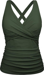 Women's Swimsuit with Wrap Cut and Figure-Flattering Design
