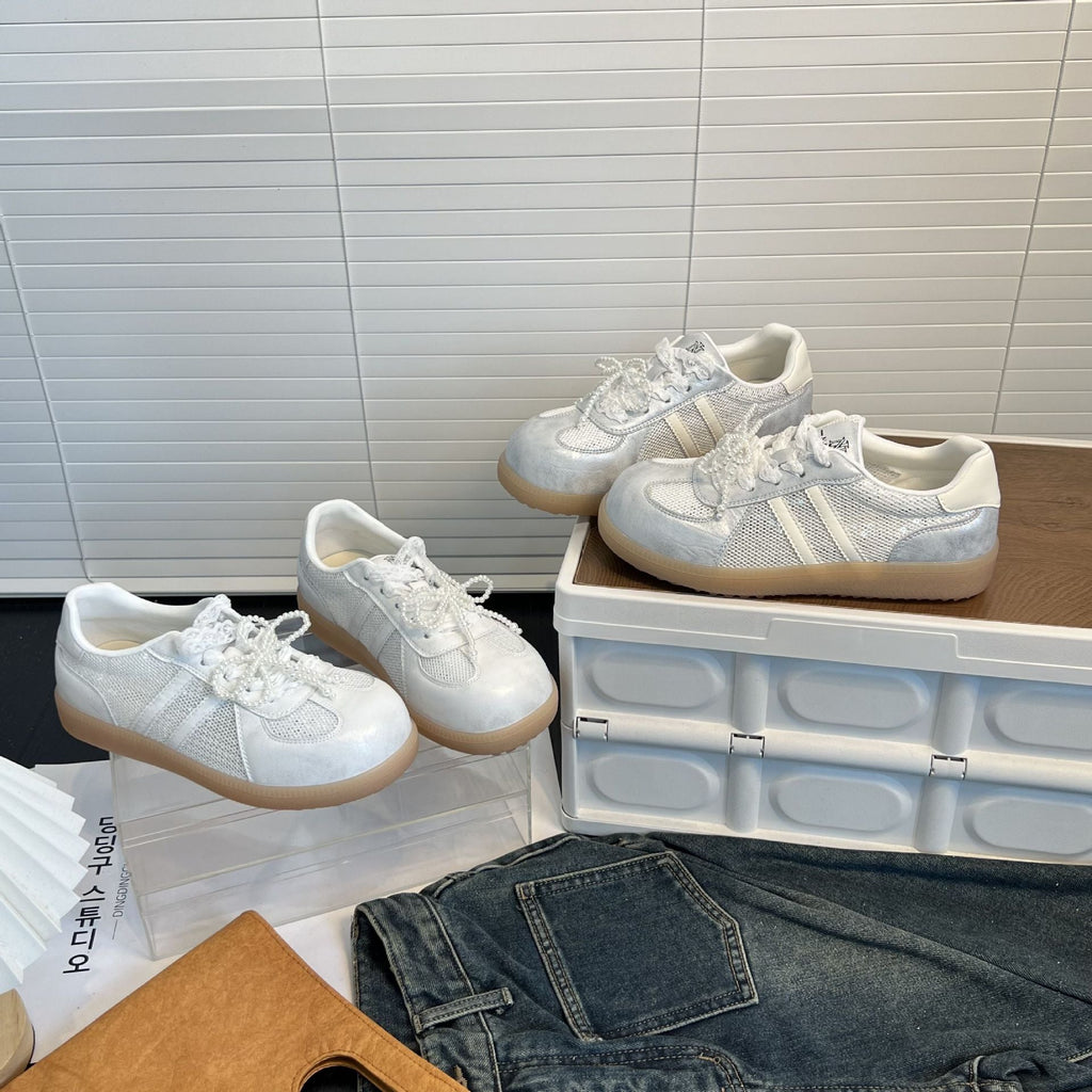 Women's Breathable Sneakers with Elegant Details