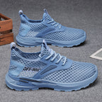 Women's Breathable Sports Sneakers with Flexible Sole and Non-Slip Tread