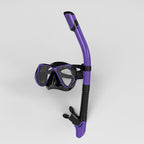 Snorkel mask with ergonomic fit and innovative breathing technology
