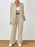 Women's Comfortable Two-Piece Set in Breathable Texture
