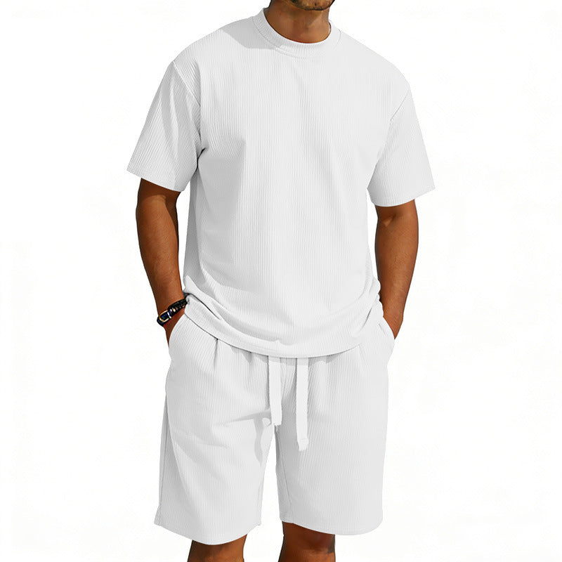 Men's Short-Sleeve Shirt and Bermuda Combination