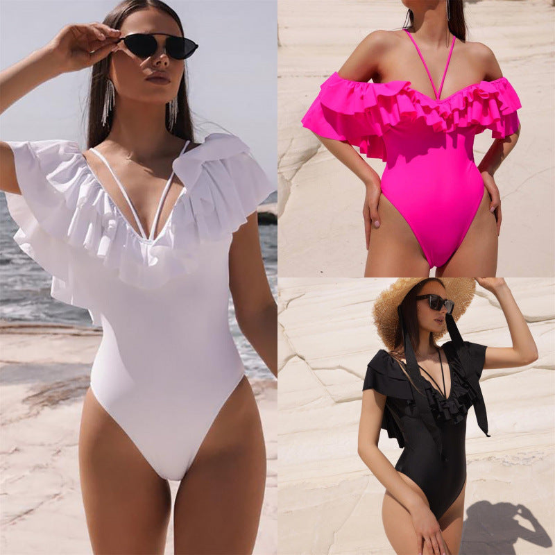 Women's Ruffled Swimsuit