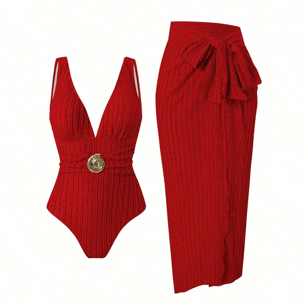Women's Swimsuit with Exclusive Wrap Skirt