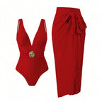 Women's Swimsuit with Exclusive Wrap Skirt
