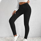 Women's High-Quality Ribbed Knit Leggings