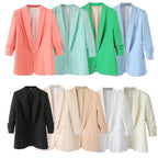 Women's Elegant Blazer with Modern Cut and Pockets