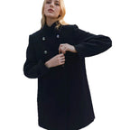 Women's Double-Breasted Quilted Coat