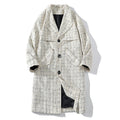 Women's Fashionable Plaid Coat with Elegant Cut