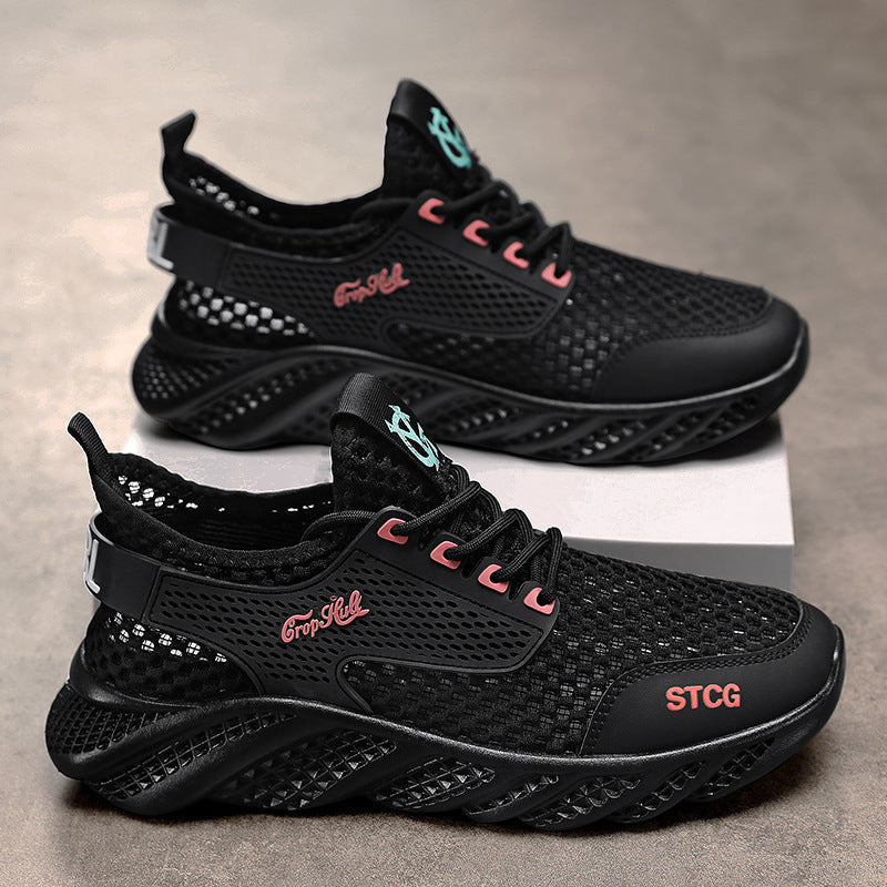 Women's Breathable Mesh Sneakers with Flexible Sole