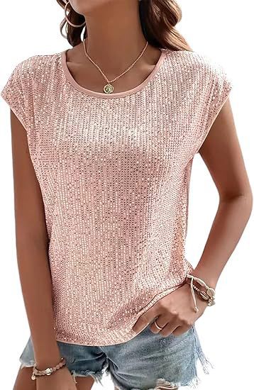 Women's Glamorous Sequin Shirt