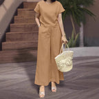 Women's Casual Wide-Cut Two-Piece Set