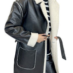 Fashionable Winter Coat with Teddy Lining