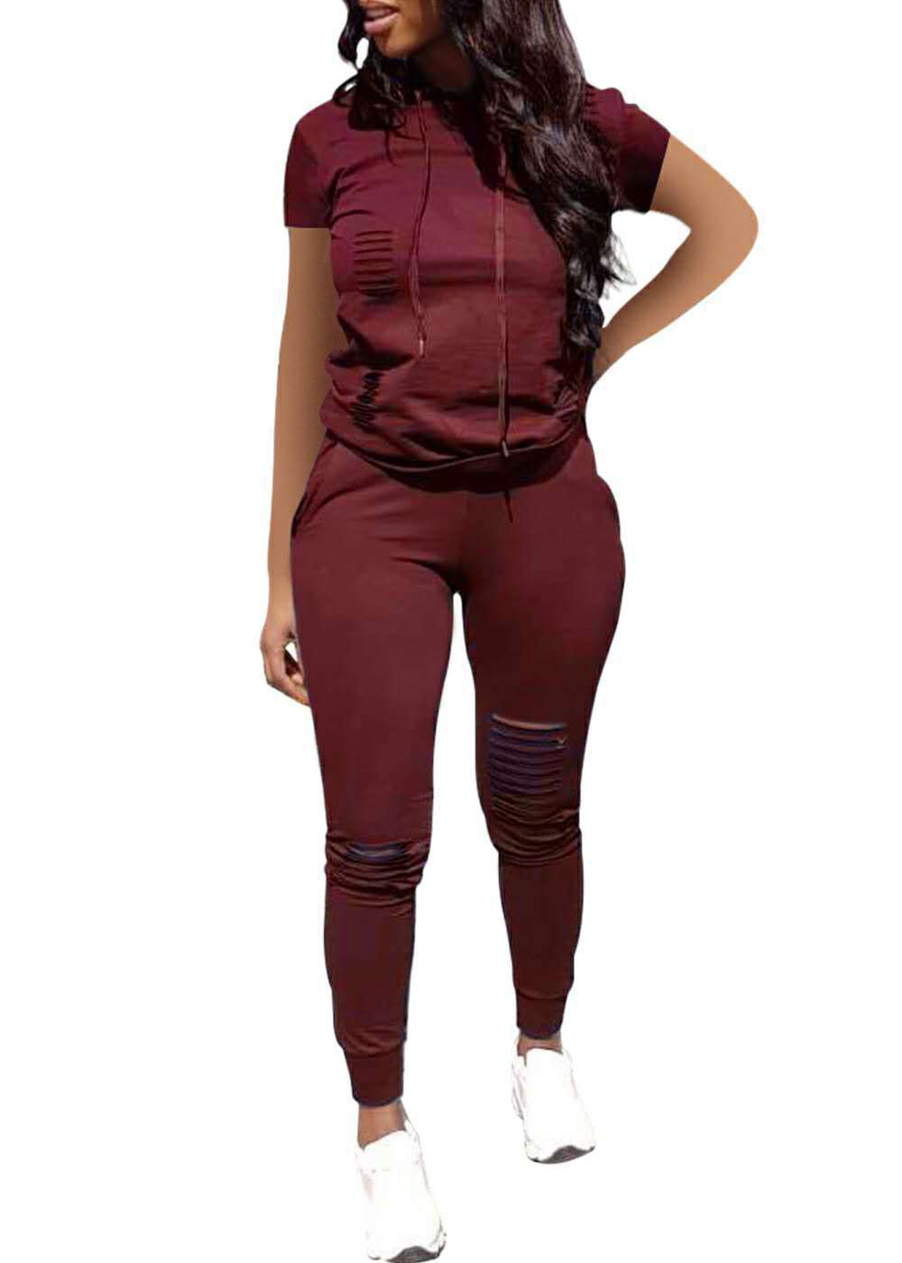 Women's Jogging Suit with Stylish Zipper Details and Sporty Fit
