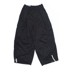Women's Cargo Pants with Elastic Waist and Side Pockets