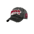 Men's Distressed Vintage-Inspired Baseball Cap