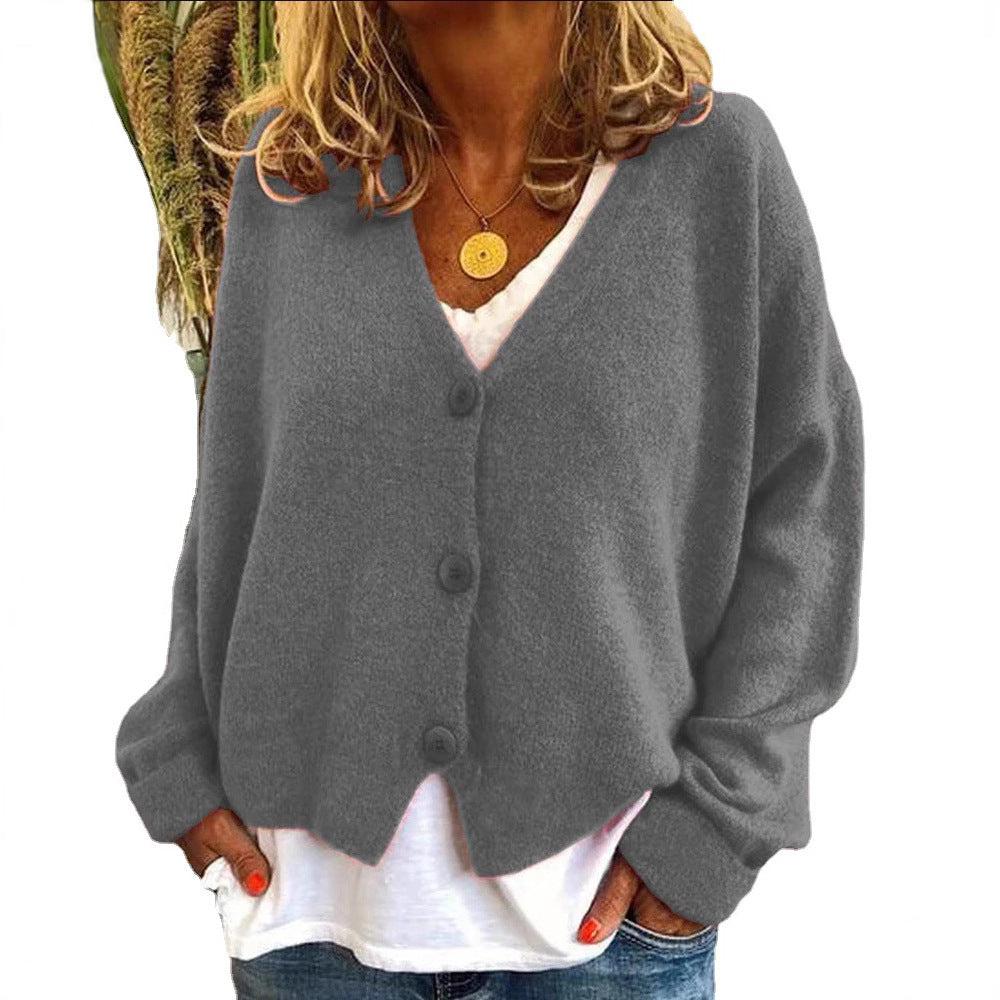 Oversized Cardigan with Button Details