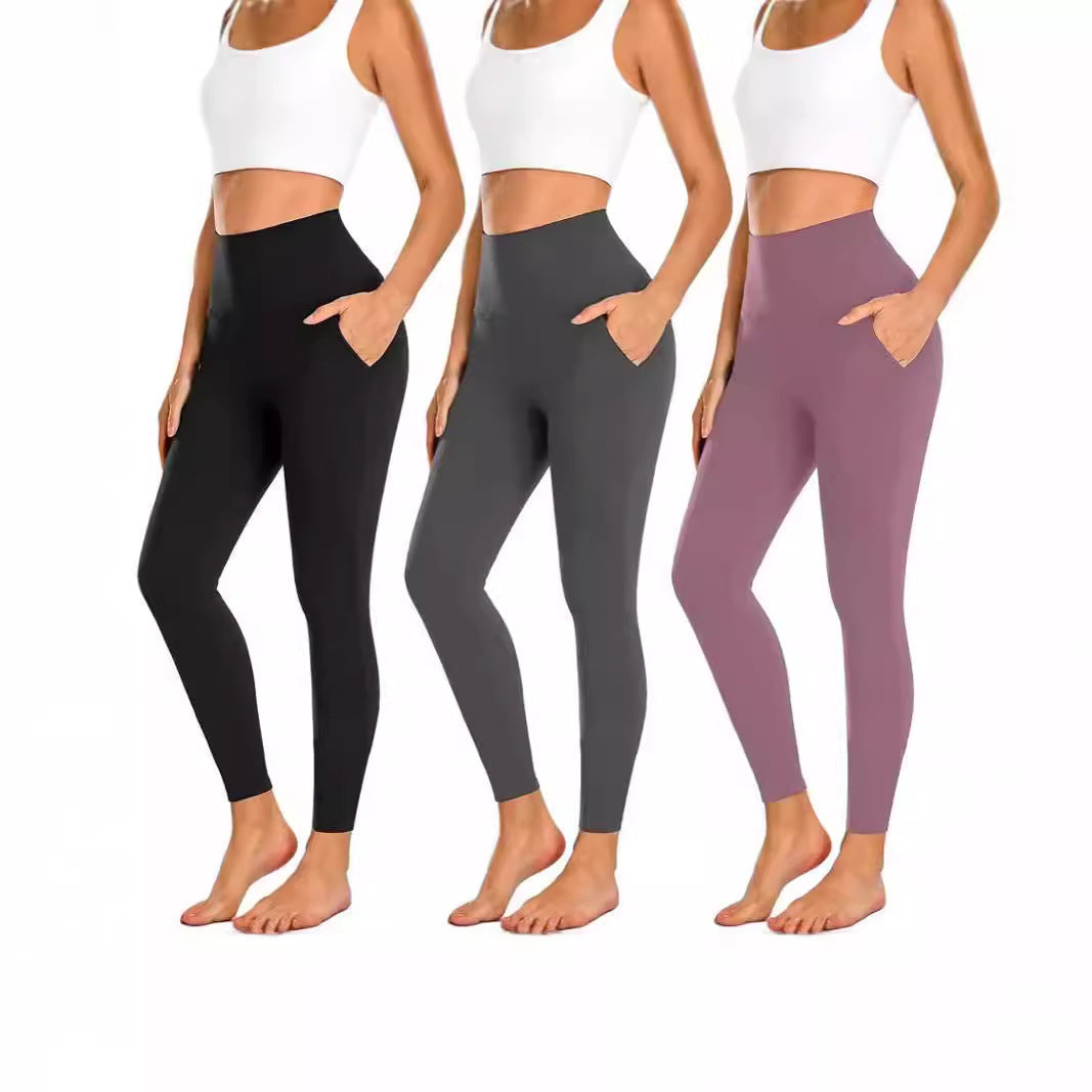 Women's High-Waisted Sport Leggings with Pockets