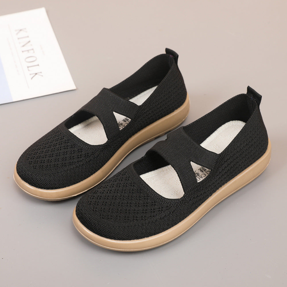 Women's Comfortable Casual Sneakers with Flexible Upper