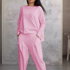 Casual Two-Piece Viscose Set