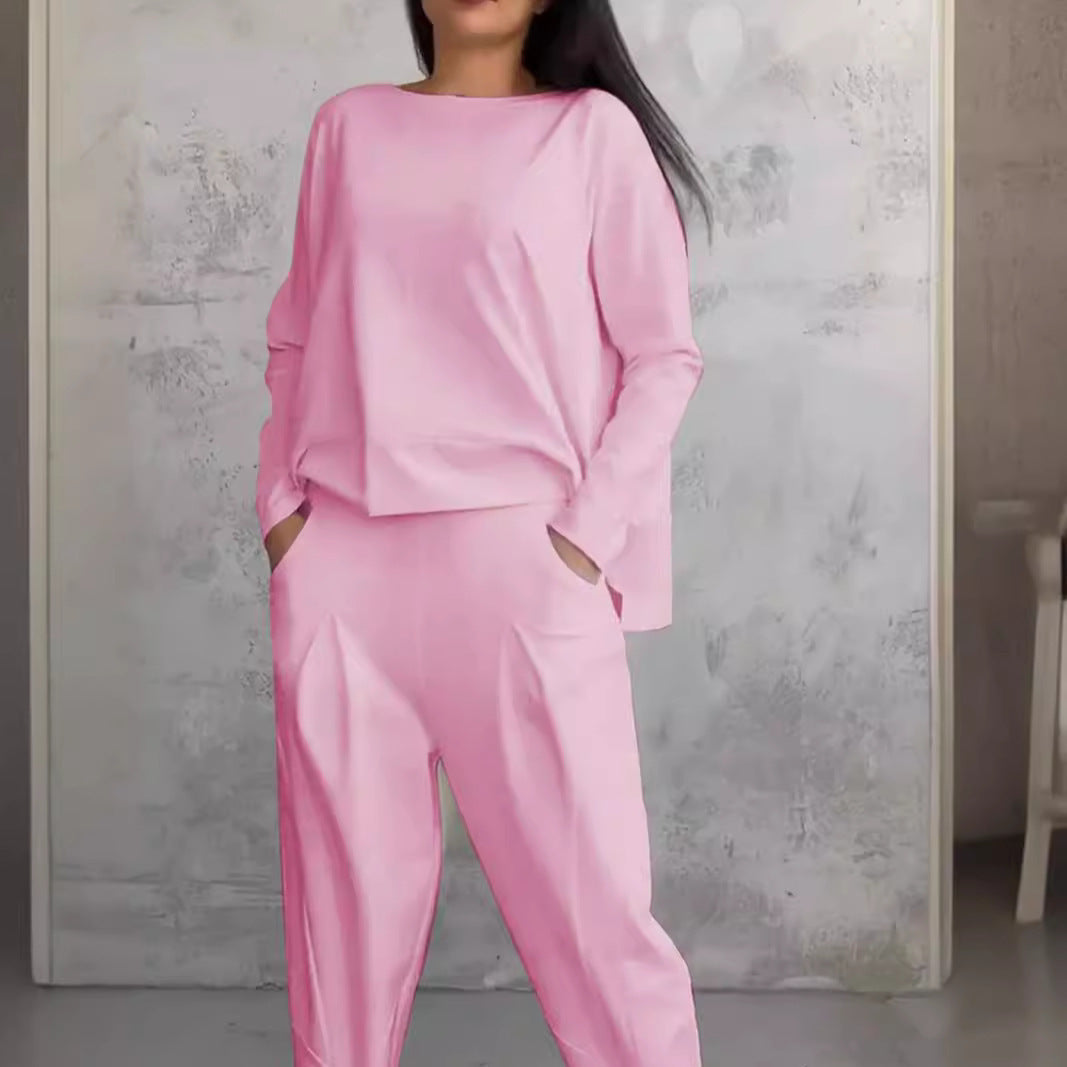 Casual Two-Piece Viscose Set