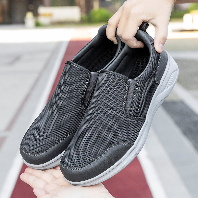 Women's Breathable Slip-On Sneakers with Shock-Absorbing Sole