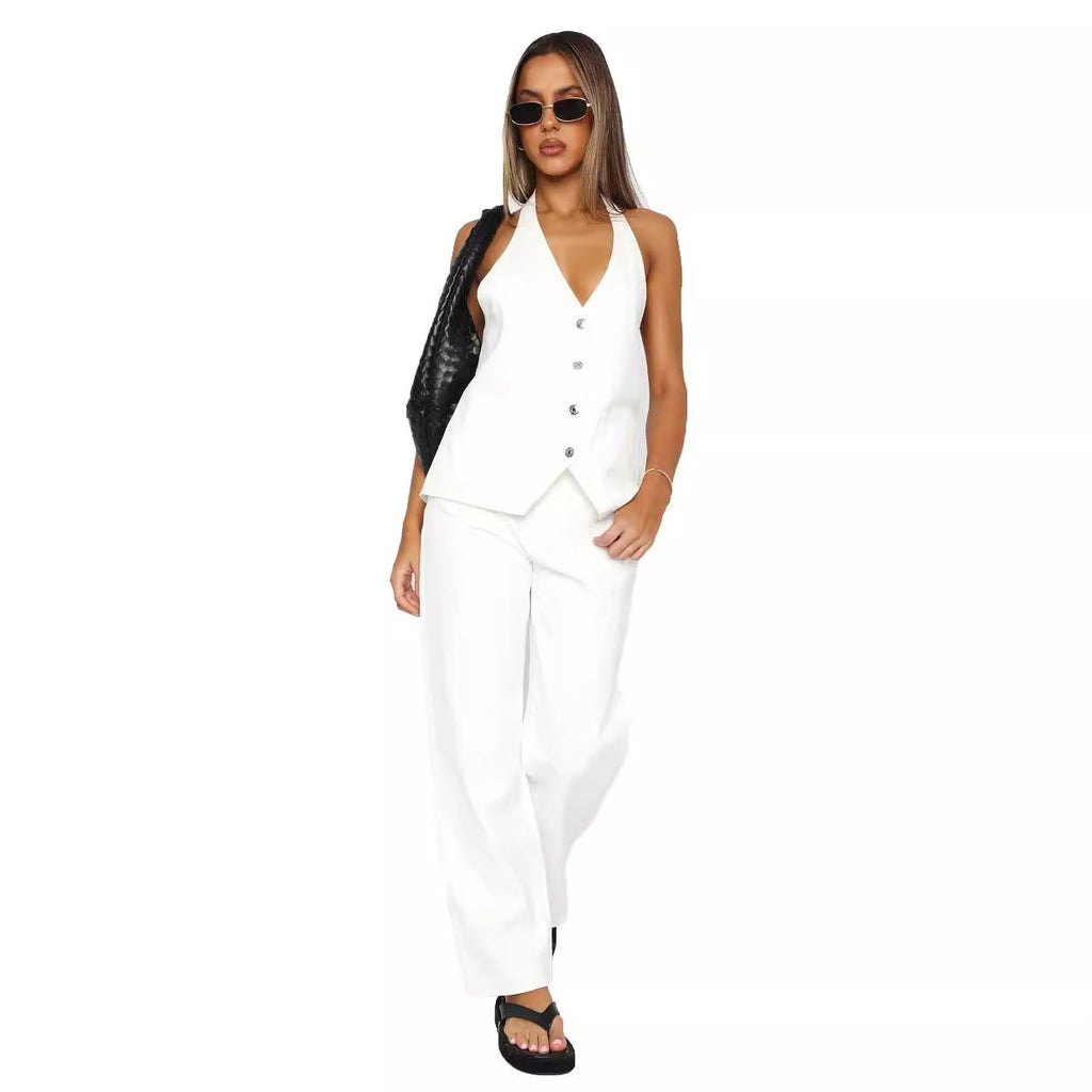 Women's Elegant and Casual Two-Piece Suit Set