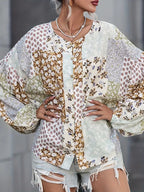 Women's Patchwork Design Blouse