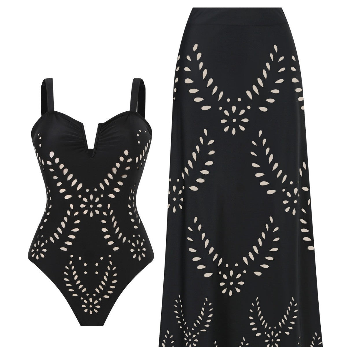 Women's Swimsuit with Matching Skirt
