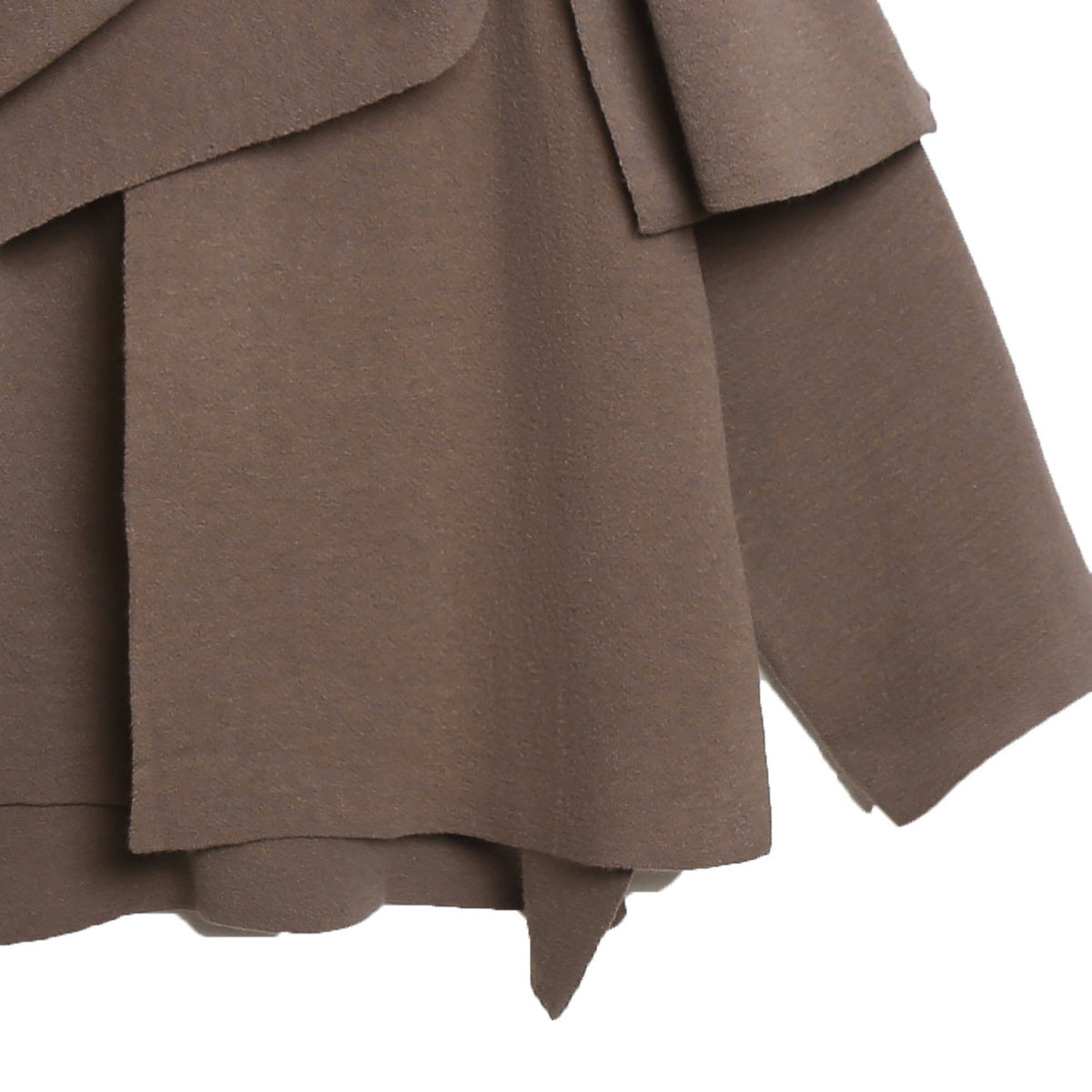 Cozy Knit Poncho with Refined Draping