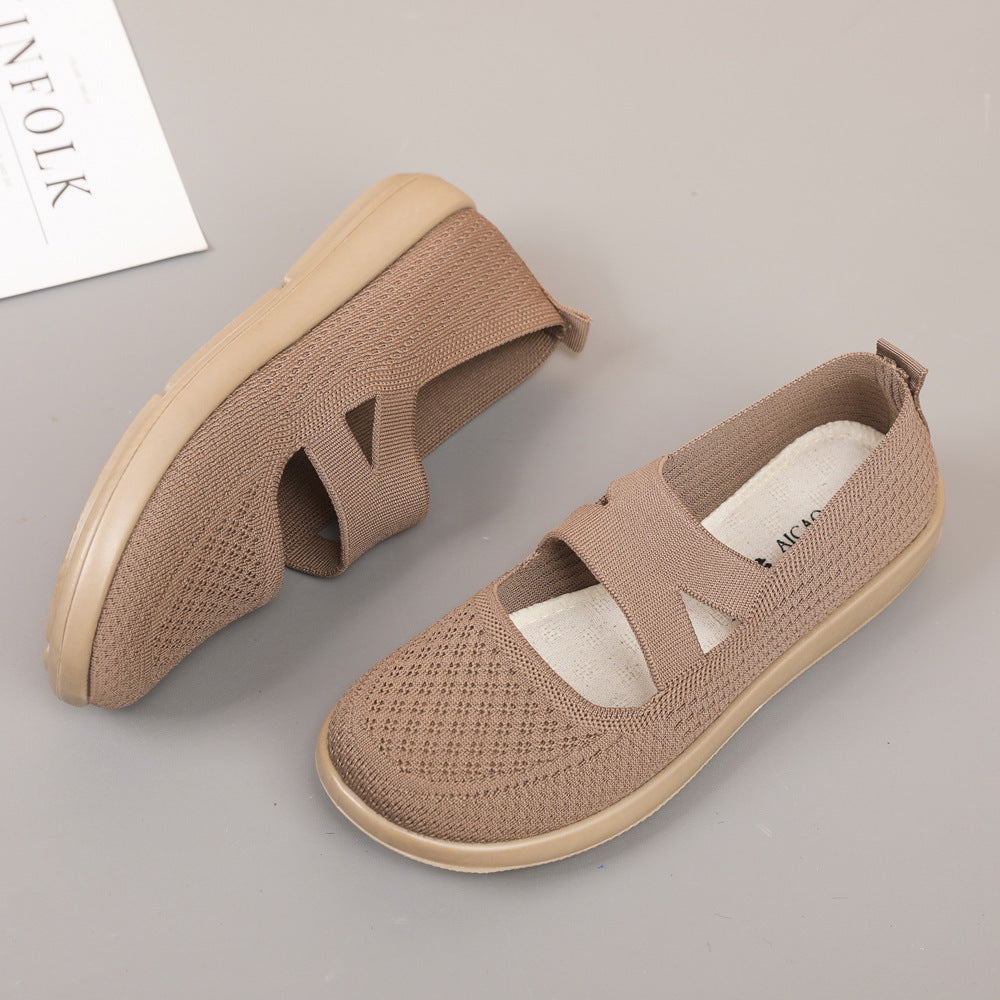 Women's Comfortable Casual Sneakers with Flexible Upper