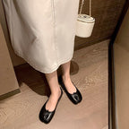 Women's Metallic Ballet Flats
