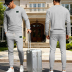 Men's Travel-Friendly Slim-Fit Loungewear Set