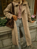 Elegant Wool Coat with Practical Belt