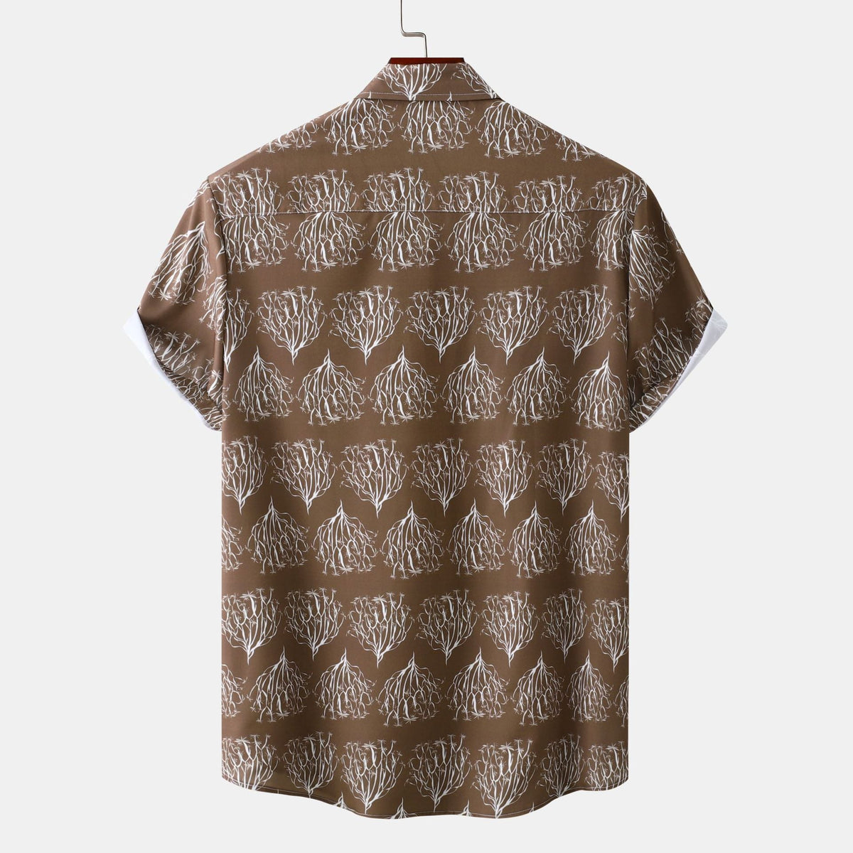 Women's Short-Sleeve Botanical Print Shirt