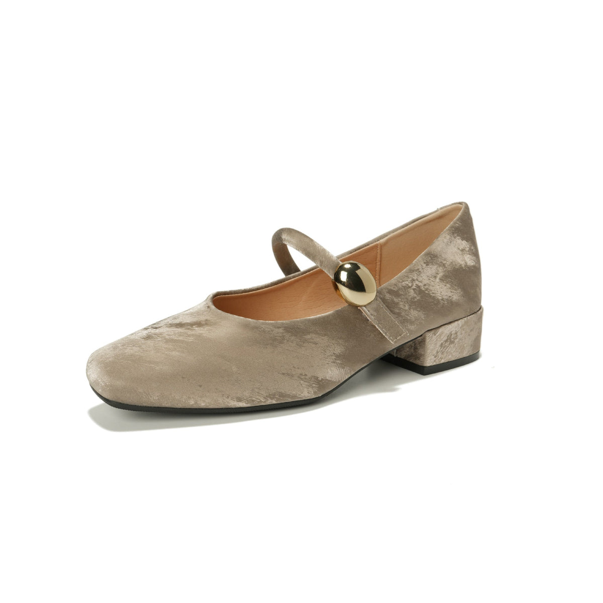Women's Ballet Flats with Elegant Buckle Accent