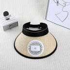 Breathable Sun Visor with Detachable Front Fan and Adjustable Neck Strap