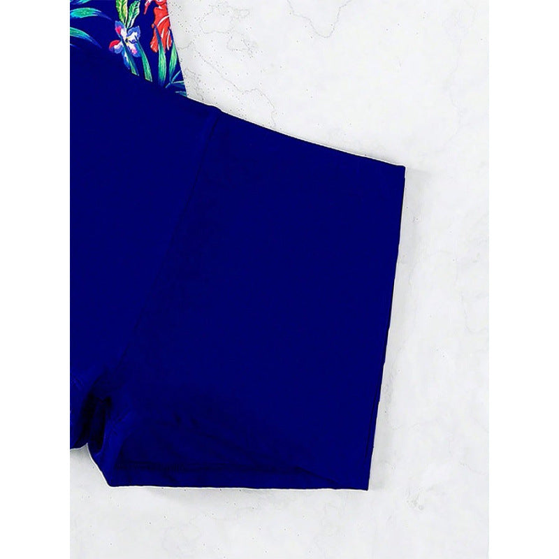 Women's Swimsuit Set with Floral Top