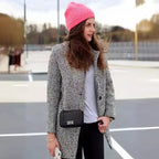 Women's Elegant Patterned Textured Blazer