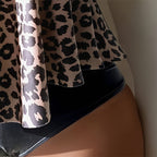 Women's Swim Top with Fashionable Wrap Look