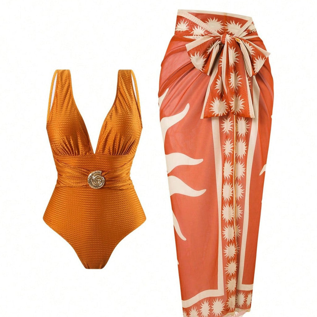 Women's Swimsuit with Exclusive Wrap Skirt