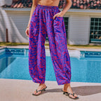 Women's Elegant and Casual Print Pants