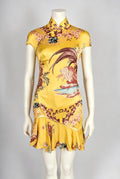 Women's Chiffon Dress with Ruffle Details