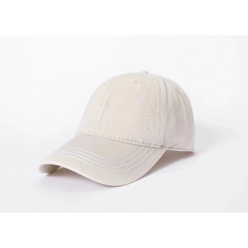 Men's Classic Distressed Cotton Baseball Cap