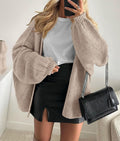 Women's Patterned Cardigan in Soft Cozy Fabric