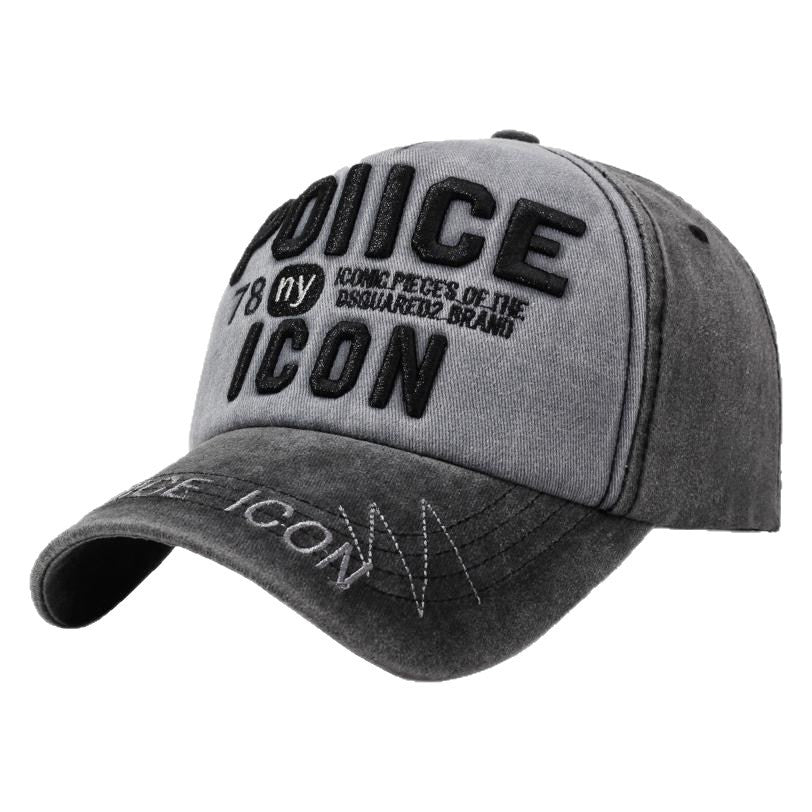 Men's Vintage-Inspired Embroidered Baseball Cap